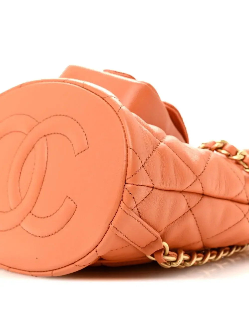 Chanel Calfskin Quilted Small Cc Chain #359261C45B